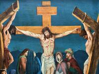 Superb 19th Century Old Master Biblical Christ Oil Portrait Painting - Gothic Oak Frame (6 of 17) Superb 19th Century Old Master Biblical Christ Oil Portrait Painting - Gothic Oak Frame (6 of 17)