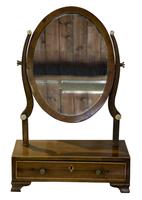 19th Century Mahogany Oval Dressing Table Mirror (6 of 6) 19th Century Mahogany Oval Dressing Table Mirror (6 of 6)