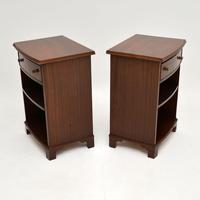 Pair of Antique Edwardian Mahogany Bedside Cabinets (8 of 9) Pair of Antique Edwardian Mahogany Bedside Cabinets (8 of 9)