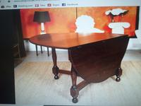 Solid Oak Table with flaps and four chairs. All very substantial in weight! (5 of 9) Solid Oak Table with flaps and four chairs. All very substantial in weight! (5 of 9)