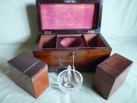 Rosewood Twin Canisters + Bowl Tea Caddy c.1840 (14 of 16) Rosewood Twin Canisters + Bowl Tea Caddy c.1840 (14 of 16)