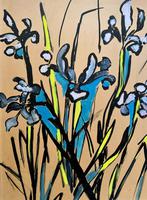 Large Beautiful 1958 Vintage Impressionist Floral Still Life Oil Painting (4 of 12) Large Beautiful 1958 Vintage Impressionist Floral Still Life Oil Painting (4 of 12)
