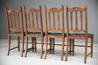 Arts & Crafts Oak Dining Chairs (11 of 12) Arts & Crafts Oak Dining Chairs (11 of 12)