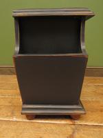 Small Black Painted Chest with Cupboard and Magazine Racks, Sofa Table (13 of 15) Small Black Painted Chest with Cupboard and Magazine Racks, Sofa Table (13 of 15)