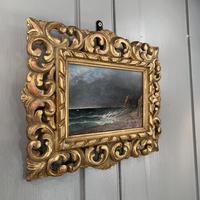 Antique oil painting seascape coastal scene of St Owens Ouens Bay Jersey (10 of 10) Antique oil painting seascape coastal scene of St Owens Ouens Bay Jersey (10 of 10)