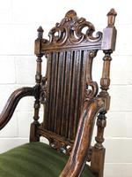 Victorian Carved Oak Armchair (6 of 10) Victorian Carved Oak Armchair (6 of 10)