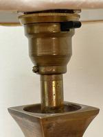 Antique Edwardian Table Brass Lamp Lighting With Shade (13 of 25) Antique Edwardian Table Brass Lamp Lighting With Shade (13 of 25)