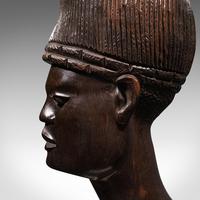 Antique Hand Carved Female Bust, African, Ebony, Ornamental Figure c.1900 (10 of 12) Antique Hand Carved Female Bust, African, Ebony, Ornamental Figure c.1900 (10 of 12)