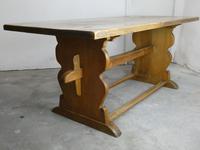 1920s Solid Oak Refectory Table (14 of 14) 1920s Solid Oak Refectory Table (14 of 14)