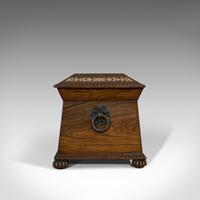 Ornate Antique Tea Caddy, English, Rosewood, Sarcophagus, Chest, Regency c.1820 (12 of 12) Ornate Antique Tea Caddy, English, Rosewood, Sarcophagus, Chest, Regency c.1820 (12 of 12)