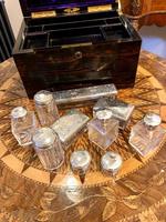 Antique Coromandel Dressing Box With Bottles, Bramah Lock, Secret Drawer (8 of 10) Antique Coromandel Dressing Box With Bottles, Bramah Lock, Secret Drawer (8 of 10)