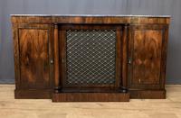 Beautiful Regency Rosewood 3 Door Breakfront Cabinet (2 of 11) Beautiful Regency Rosewood 3 Door Breakfront Cabinet (2 of 11)