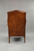 Stunning 19th Century Leather Wing Chair (6 of 6) Stunning 19th Century Leather Wing Chair (6 of 6)