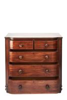 Fine Regency Mahogany D Front 5 Drawer Chest (2 of 6) Fine Regency Mahogany D Front 5 Drawer Chest (2 of 6)