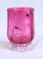 Antique Cranberry Glass Jug (3 of 6) Antique Cranberry Glass Jug (3 of 6)