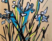 Large Beautiful 1958 Vintage Impressionist Floral Still Life Oil Painting (7 of 12) Large Beautiful 1958 Vintage Impressionist Floral Still Life Oil Painting (7 of 12)