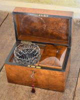 Fine London Made Burr Walnut Tea Caddy (6 of 6) Fine London Made Burr Walnut Tea Caddy (6 of 6)