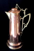 Large Jugendstil /Secessionist Copper and Brass Jug. (2 of 5) Large Jugendstil /Secessionist Copper and Brass Jug. (2 of 5)