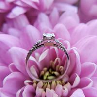 Art Deco Platinum Diamond Solitaire Ring, Antique Diamond Engagement Ring (3 of 8) Art Deco Platinum Diamond Solitaire Ring, Antique Diamond Engagement Ring (3 of 8)