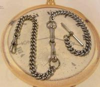 Antique Pocket Watch Chain 1890s Victorian Steel Albert With Horses Snaffle Bit (2 of 12) Antique Pocket Watch Chain 1890s Victorian Steel Albert With Horses Snaffle Bit (2 of 12)