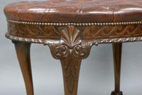 A Large Carved Mahogany Oval Stool (5 of 6) A Large Carved Mahogany Oval Stool (5 of 6)