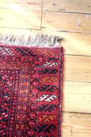 Handmade Bokhara wool rug vibrant red ground (5 of 11) Handmade Bokhara wool rug vibrant red ground (5 of 11)