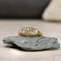 The Vintage 1930s Five Diamond Claw Set Ring (4 of 4) The Vintage 1930s Five Diamond Claw Set Ring (4 of 4)