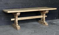 Rustic French Bleached Oak Farmhouse Dining Table (2 of 15) Rustic French Bleached Oak Farmhouse Dining Table (2 of 15)