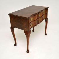 Antique Burr Walnut Low Boy Side Table (11 of 11) Antique Burr Walnut Low Boy Side Table (11 of 11)