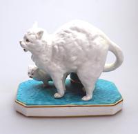 Highly Unusual Novelty Frightened Cat Porcelain Striker / Match Holder 19th Century (9 of 13) Highly Unusual Novelty Frightened Cat Porcelain Striker / Match Holder 19th Century (9 of 13)