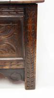 Early 20th C Carved Oak Monks Bench (15 of 16) Early 20th C Carved Oak Monks Bench (15 of 16)