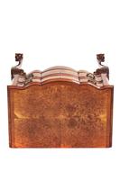 Antique Burr walnut 2 drawer lowboy circa 1930s (5 of 6) Antique Burr walnut 2 drawer lowboy circa 1930s (5 of 6)