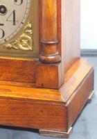 Junghans Carved Bracket Clock – Oak Cased Striking 8-day Mantle Clock (10 of 12) Junghans Carved Bracket Clock – Oak Cased Striking 8-day Mantle Clock (10 of 12)