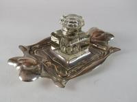 Silver Plated Ink Stand c.1920 (5 of 6) Silver Plated Ink Stand c.1920 (5 of 6)