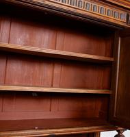 Large German Carved Walnut Bookcase Cabinet 19th Century (14 of 14) Large German Carved Walnut Bookcase Cabinet 19th Century (14 of 14)