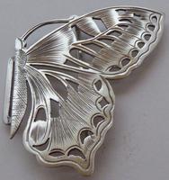 Rare Art Nouveau 1900 Hallmarked Silver Nurses Belt Buckle Butterfly Design (8 of 10) Rare Art Nouveau 1900 Hallmarked Silver Nurses Belt Buckle Butterfly Design (8 of 10)