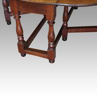 Large Antique Oak Gateleg Dining Table (13 of 13) Large Antique Oak Gateleg Dining Table (13 of 13)