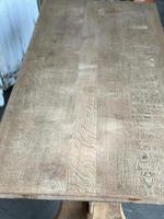 French Bleached Oak Trestle End Farmhouse Dining Table (9 of 19) French Bleached Oak Trestle End Farmhouse Dining Table (9 of 19)