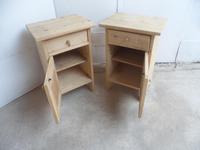 Lovely Pair of Wide Antique Pine Bedside Cabinets to wax / paint (7 of 7) Lovely Pair of Wide Antique Pine Bedside Cabinets to wax / paint (7 of 7)