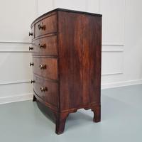 Flame Mahogany Antique Bowfront Chest c.1830 (8 of 8) Flame Mahogany Antique Bowfront Chest c.1830 (8 of 8)