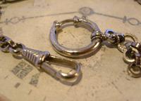 Pocket Watch Chain 1930s German Art Deco Silver Chrome & Goldstone Albert Nos (8 of 12) Pocket Watch Chain 1930s German Art Deco Silver Chrome & Goldstone Albert Nos (8 of 12)