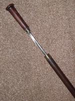 Vintage Solid Wooden Walking / Gadget Sword Stick / Cane with Brass Collar (8 of 10) Vintage Solid Wooden Walking / Gadget Sword Stick / Cane with Brass Collar (8 of 10)