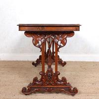 Walnut Writing Table 19th Century (9 of 14) Walnut Writing Table 19th Century (9 of 14)