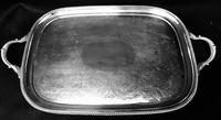 Large Silver Plated Butlers Tray by Barker & Ellis (5 of 9) Large Silver Plated Butlers Tray by Barker & Ellis (5 of 9)