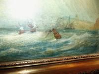 Oil on Canvas 'Storm off Whitby' by Fielding (6 of 6) Oil on Canvas 'Storm off Whitby' by Fielding (6 of 6)