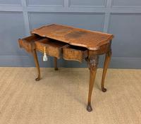 Serpentine Fronted Queen Anne Style Burr Walnut Side Table (6 of 16) Serpentine Fronted Queen Anne Style Burr Walnut Side Table (6 of 16)
