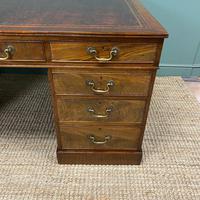 Large Quality Antique Mahogany Pedestal Desk (7 of 8) Large Quality Antique Mahogany Pedestal Desk (7 of 8)