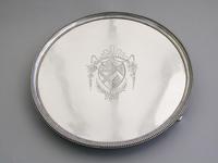 Suite of George III Silver Bead Edge Salvers by John Crouch I & Thomas Hannam, London, 1781 (6 of 14) Suite of George III Silver Bead Edge Salvers by John Crouch I & Thomas Hannam, London, 1781 (6 of 14)