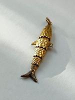 Vintage 18ct Gold Articulated Fish Amulet Pendant (3 of 10) Vintage 18ct Gold Articulated Fish Amulet Pendant (3 of 10)