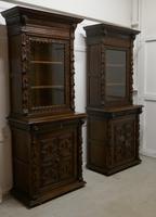 Pair of French Carved Gothic Oak Bookcases (4 of 12) Pair of French Carved Gothic Oak Bookcases (4 of 12)